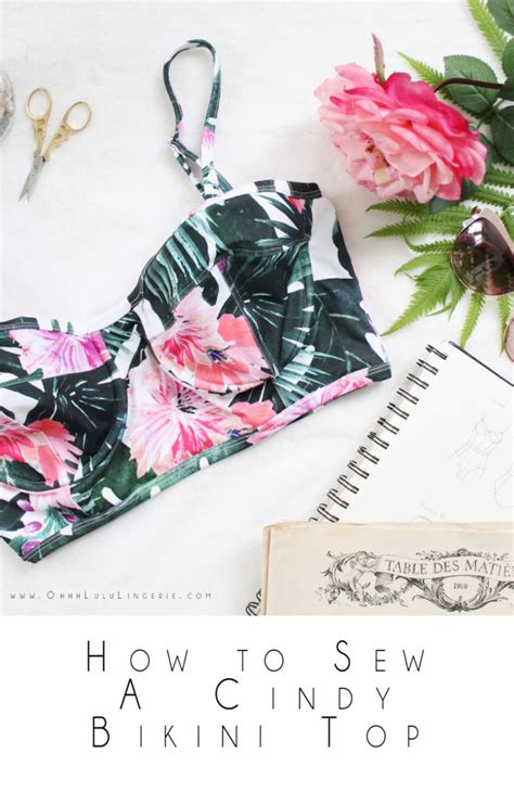 Pattern Hack Strappy Cindy Bikini Top With Underwire Ohhh Lulu