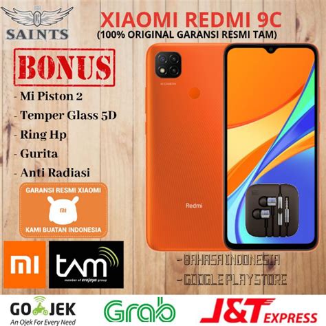 Jual Xiaomi Redmi 9C Ram 4GB Rom 64GB 4 64 3 32 Garansi Resmi TAM NEW