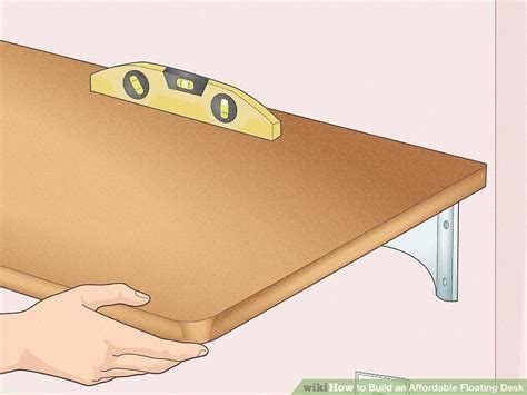 How To Build An Affordable Floating Desk With Pictures Wikihow Life