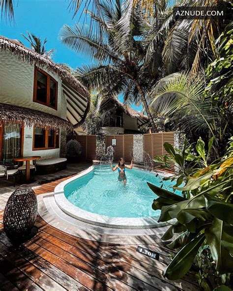 Kat Kristian Hot Bikini Pics At Maldives AZNude