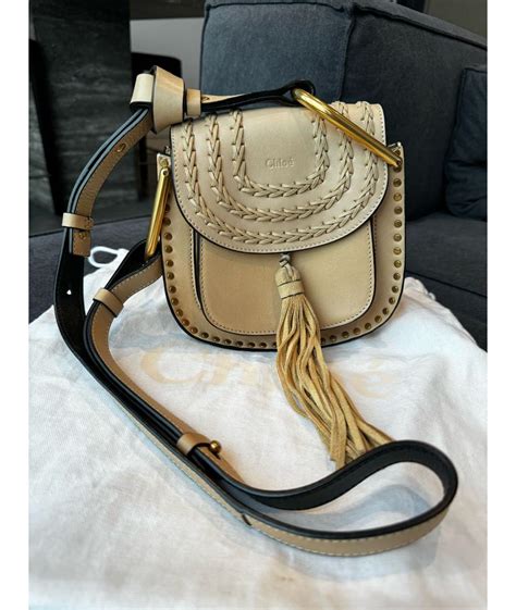 CHLOE Бежевая кожаная сумка через плечо для женщин – купить в интернет ...