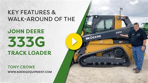 John Deere 333G Compact Track Loader Key Features Walk Around YouTube