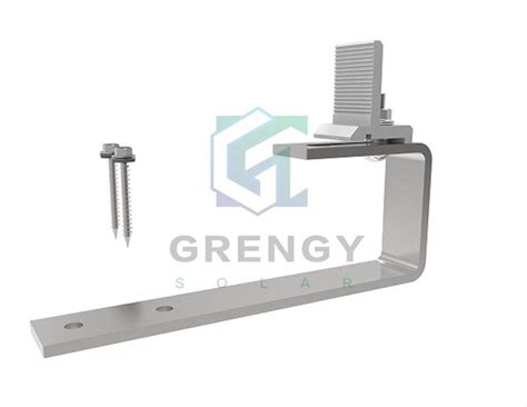 Customized Stainless Steel Tile Roof Hook For Solar Mounting Structure