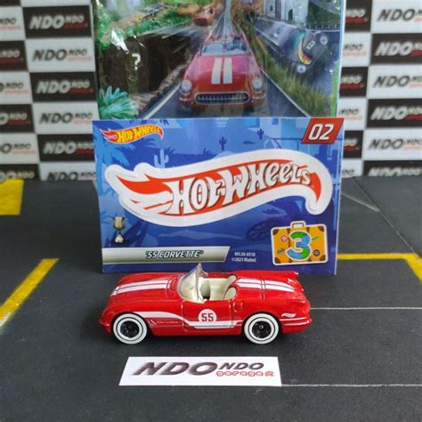 Jual Hot Wheels Corvette Red New Loose Mystery Models Shopee Indonesia