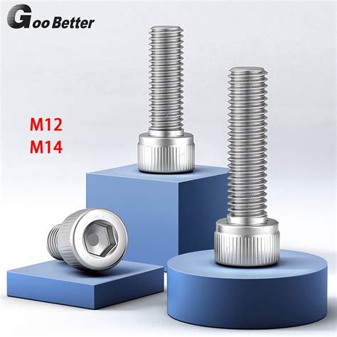 M12 M14 Socket Head Cap Screws Allen Key Hex Socket Head Bolts 304