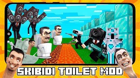 دانلود برنامه Skibidi Toilet Mod Minecraft برای اندروید مایکت