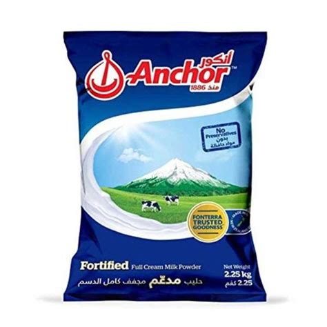 Anchor Fortified Full Cream Milk Powder 225kg Box Of 6