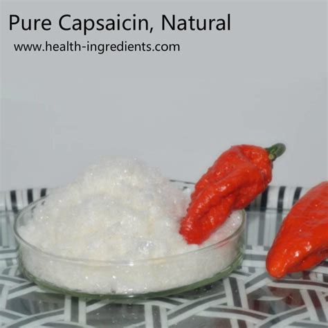 Natural And Pure Red Chill Extract Natural Capsaicin 16m Shu Capsaicin Crystal China