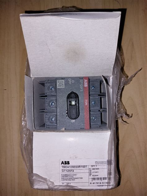Rozłącznik izolacyjny OT125F3 prod.ABB | Chorzów | Ogłoszenie na ...