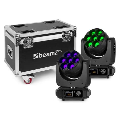 Comprar Beamz Pro Mhl Cabeza M Vil Wash Led X W Rgbw Pack Uds