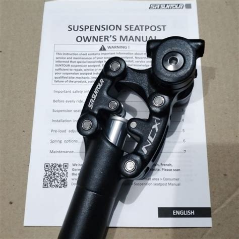 Jual Seatpost Suspension SR Suntour NCX SP12/SP17 suspension seat post ...