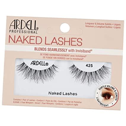 Ardell Pesta As Postizas Strip Lashes Naked Con Invisiband Par