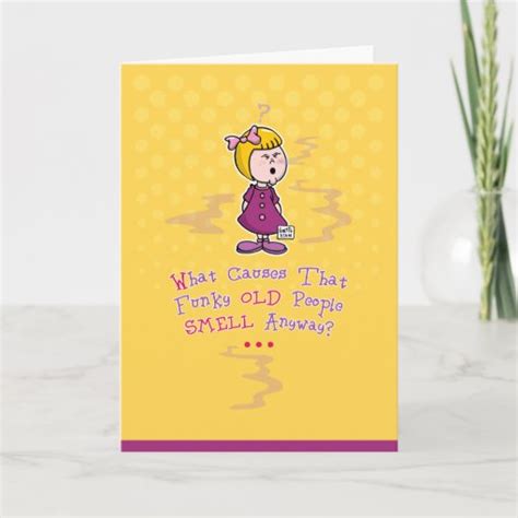 Funny Old Age Birthday Card Zazzle