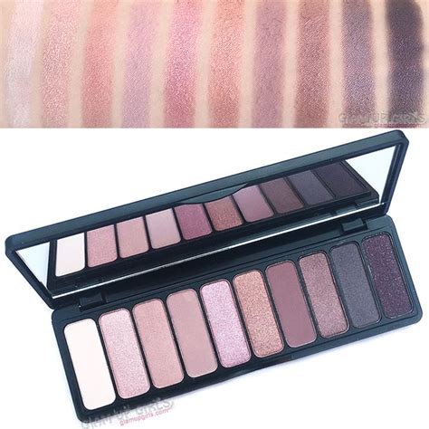 E L F Nude Rose Gold Eyeshadow Palette Review And Swatches Rose Gold Eye Makeup Eyeshadow