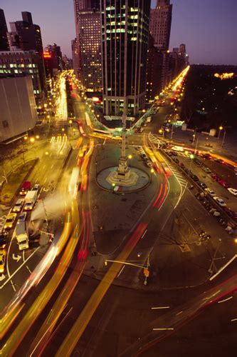 Columbus Circle at night, New York - The Finest Photos