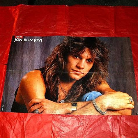 Rare Vintage Giant Double Sided Poster Jon Bon Jovi Pet Shop Etsy