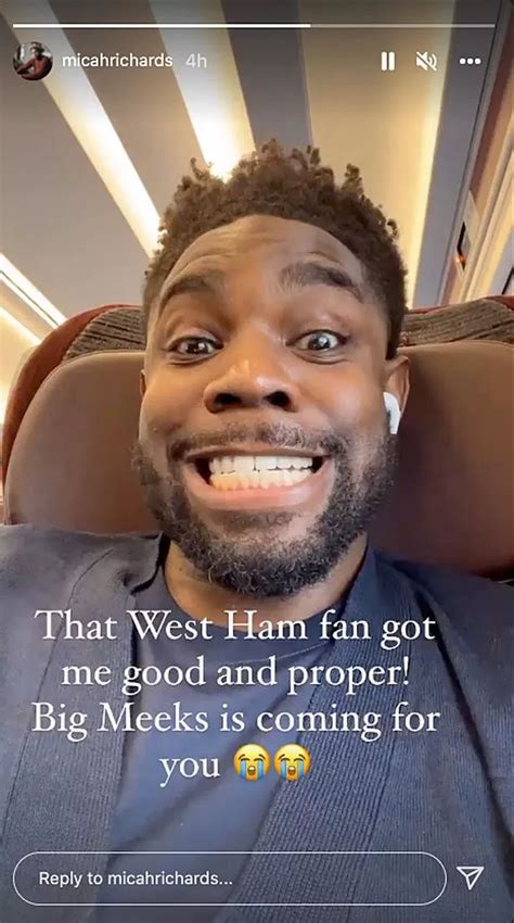 Micah Richards Says I M Coming For You To West Ham Fan Who Duped Him Into Dildo Pic Daily Star