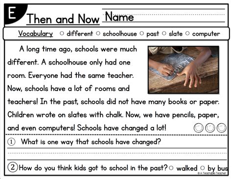 Level E Reading Comprehension Passages And Questions Set Two A Teachable Teacher