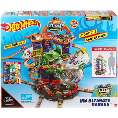 Hot Wheels City Ultimate Garage Chomping T Rex The Model Shop