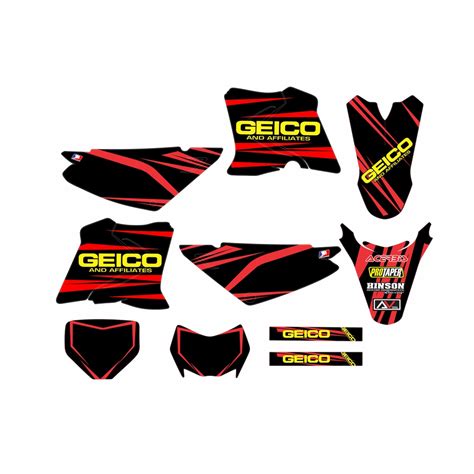 KIT ADESIVOS MOTO CROSS TRILHA YAMAHA XTZ 125 0 20MM GEICO