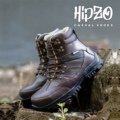 Jual Sepatu Boots Pria M Original Boot Cowok Kulit Safety Kerja