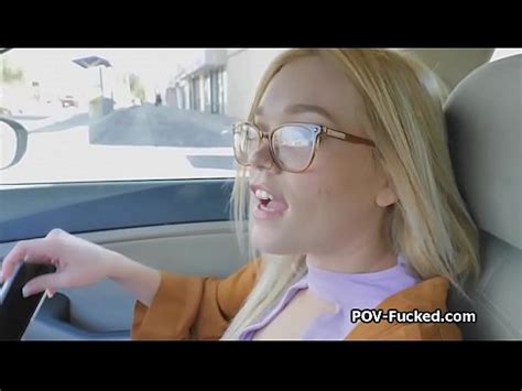 Cute Blonde In Glasses On Cock POV Style XVIDEOS