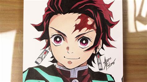 Drawing Kamado Tanjirou Kimetsu No Yaiba Youtube