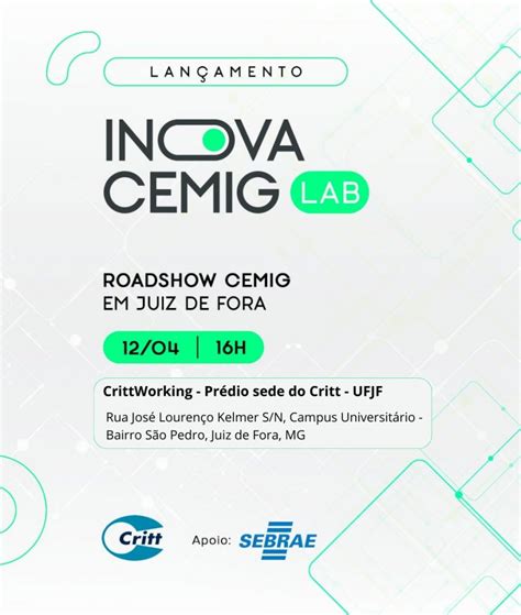 Critt Recebe Lan Amento Local De Programa De Inova O Da Cemig Nesta