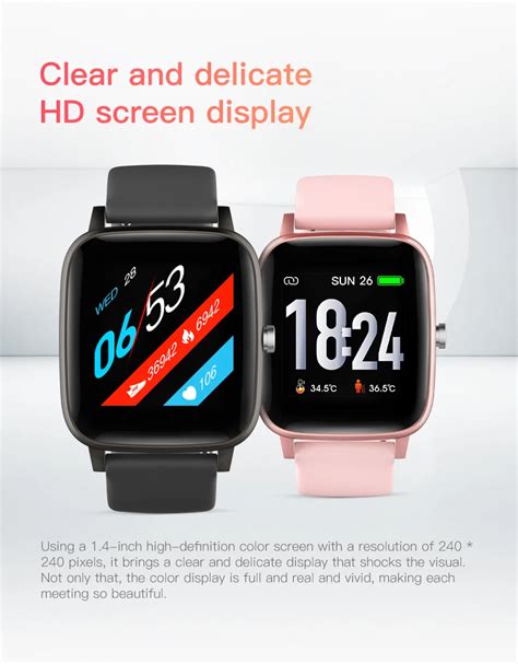 Smart Watch Measure Body Temperature Smart Watch With Heart Rate T