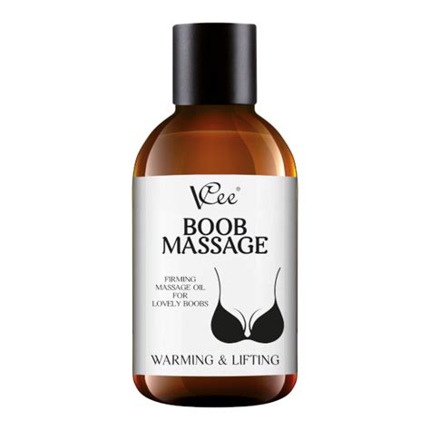 Rozgrzewający olejek do masażu biustu BOOB LIFT VCee 200 ml