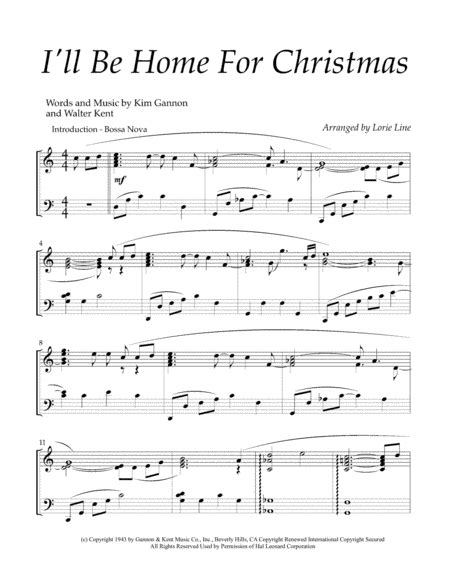 I Ll Be Home For Christmas Arr Lorie Line By Rascal Flatts Sheet