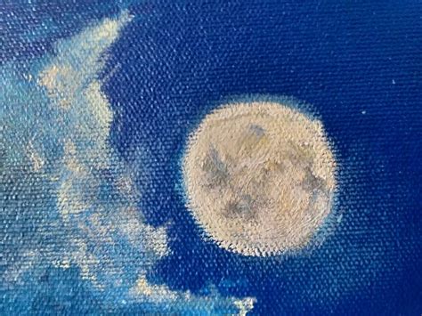 Full Moon Oil Painting Painting By Nadezhda Gellmundova Saatchi Art