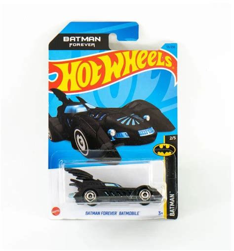 Hot Wheels Машинка базовой коллекции BATMAN FOREVER BATMOBILE черная