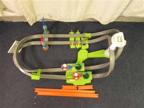 Lot Detail Hot Wheels Mario Kart Mario Circuit Lite Track Set