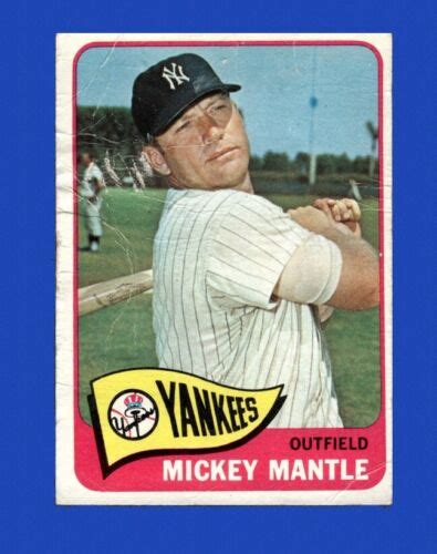 Topps Set Break Mickey Mantle Low Grade Filler Gmcards Ebay