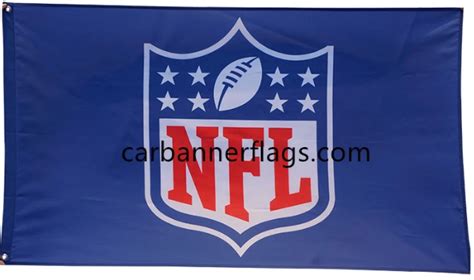 NFL LOGO Flag-3x5 Ft NFL match Banner-100% polyester-NFL shield flag ...