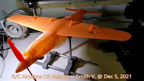 Rc Plane Cg Balancer 3d Printed Youtube