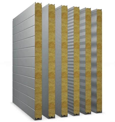 Galvanised Color Coated Polyurethane Sandwich Wall Panel For Walls At