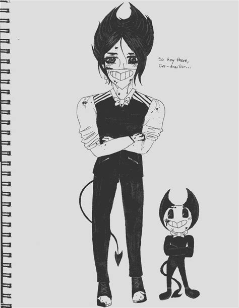 Bendy Human Version By Galaxyjewel On Deviantart