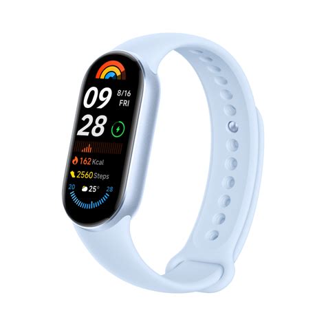 Фитнес-браслет Xiaomi Smart Band 9 голубой : купить по выгодной цене в ...