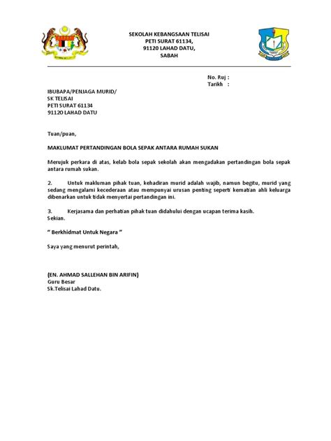 Surat Memo Pemberitahuan Pdf