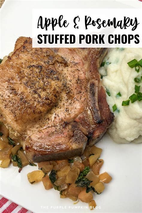 Apple And Rosemary Stuffed Pork Chops