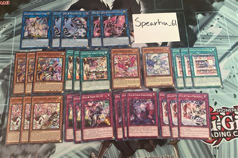 Livetwin Eviltwin Deck Core Geim And Mp22 1st Edition Yugioh