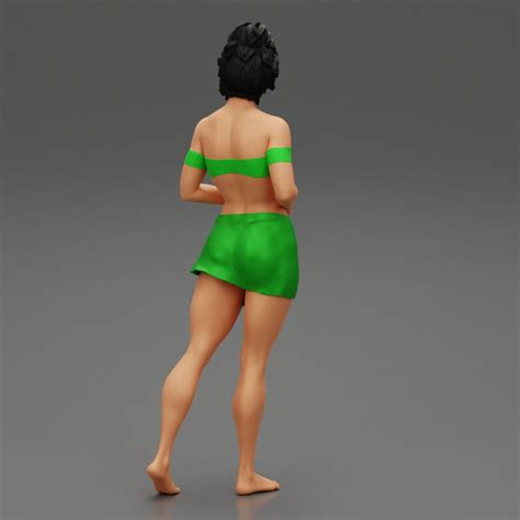 D Printable Sexy Bikini Girl On A Beach By DGeschaft Miniatures Figures