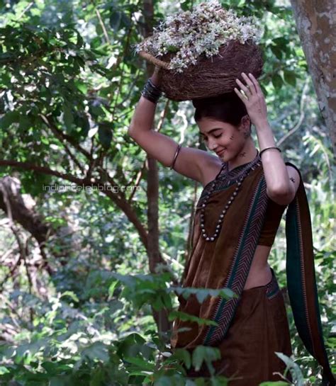 Pooja Egde Telugu Acharya 9 Hot Saree Hd Caps Indiancelebblog