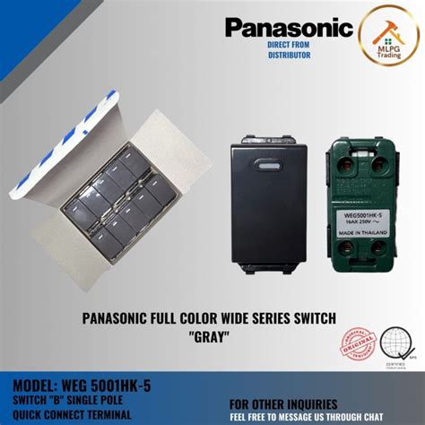 Panasonic Full Color Wide Series Switch Gray Lazada Ph