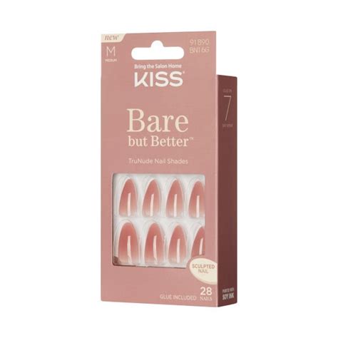 Kiss Bare Bb Nails Fairest Nude Make Up Superdrug
