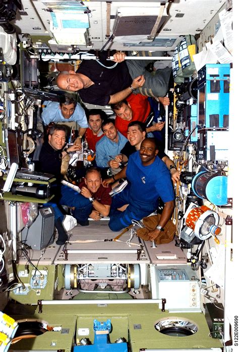 Esa Sts And Expedition Crews Inside The Iss