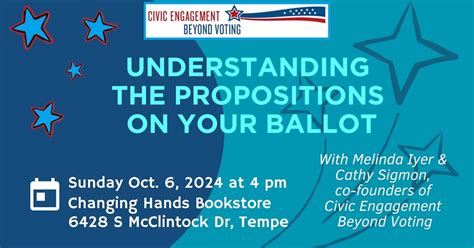 Civic Engagement Beyond Voting Understanding The Propositions On Your