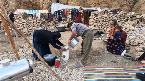 Making Buttermilk In The Traditional Way The Nomadic Lifestyle Of Iran